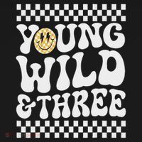 Young Wild And Three 3rd Birthday Boy Happy Dude Women's Hoodie thumb 2