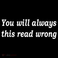 You Will Always This Read Wrong Women's Hoodie thumb 2