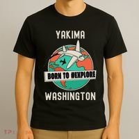 Yakima Washington Born To Explore Travel Lover T-Shirt thumb 3