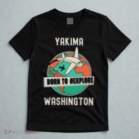 Yakima Washington Born To Explore Travel Lover T-Shirt thumb 5