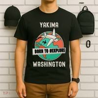 Yakima Washington Born To Explore Travel Lover T-Shirt thumb 6