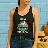 Yakima Washington Born To Explore Travel Lover Women's Tank Top thumb 2