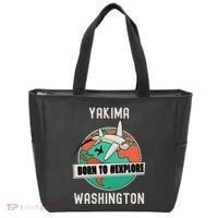 Yakima Washington Born To Explore Travel Lover Tote Bag thumb 0