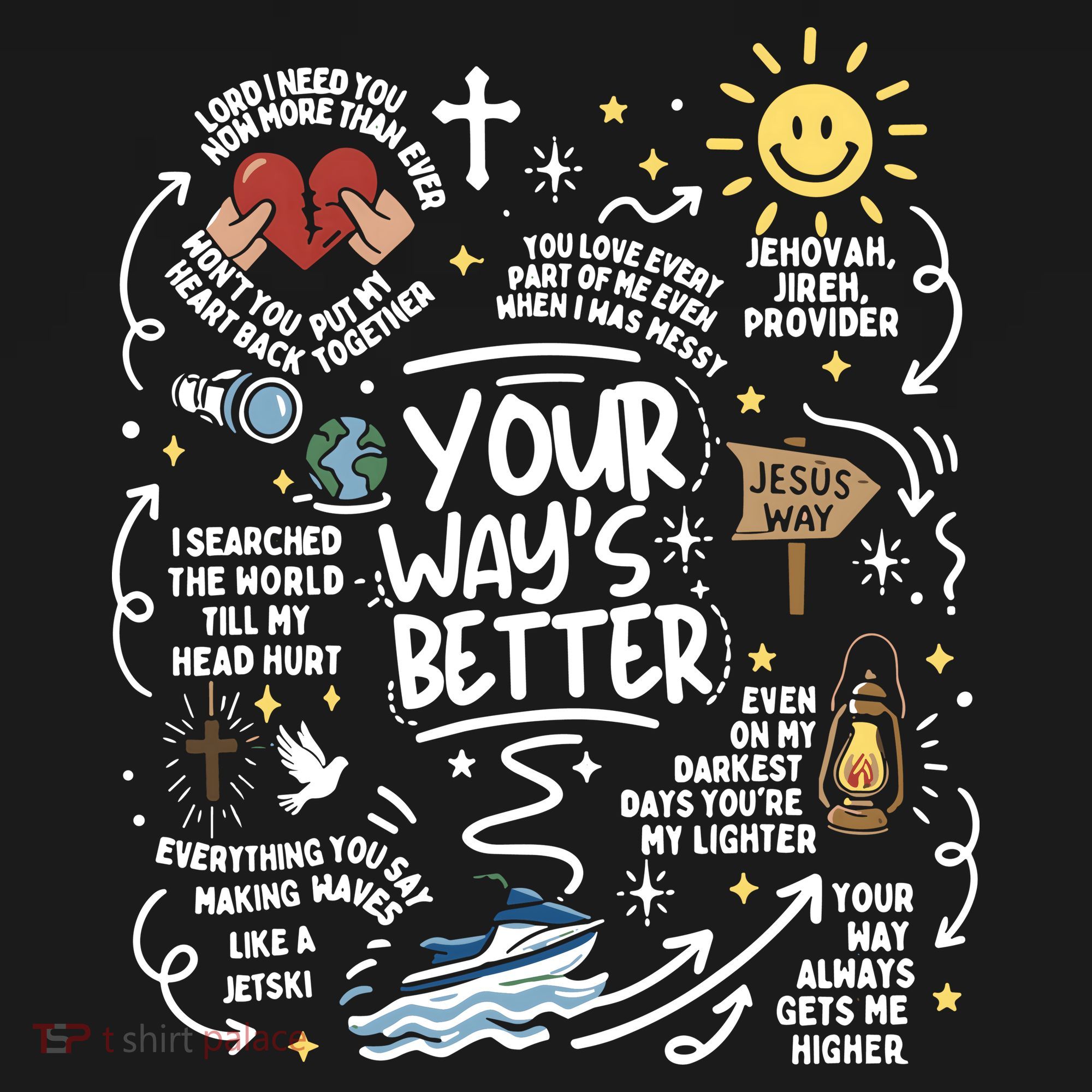 Your Way’s Better Christian Faith Inspirational Women's Tank Top