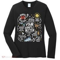 Your Way’s Better Christian Faith Inspirational Women's Long Sleeve Shirt thumb 0