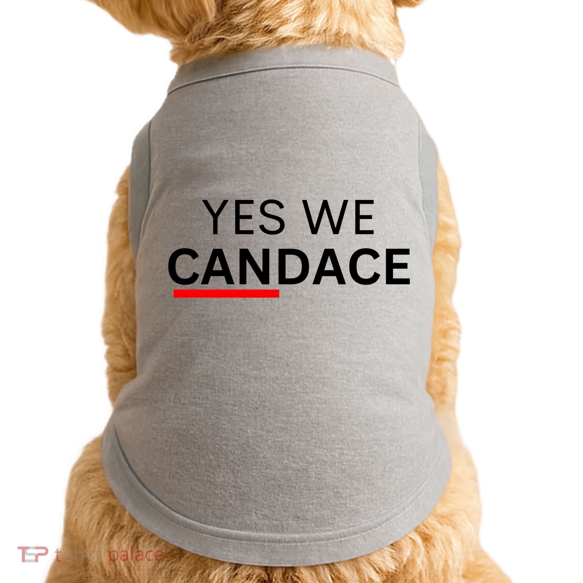 Yes We Candace Pro Candace Owens Doggie Tank