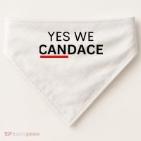Yes We Candace Pro Candace Owens USA-Made Doggie Bandana thumb 0