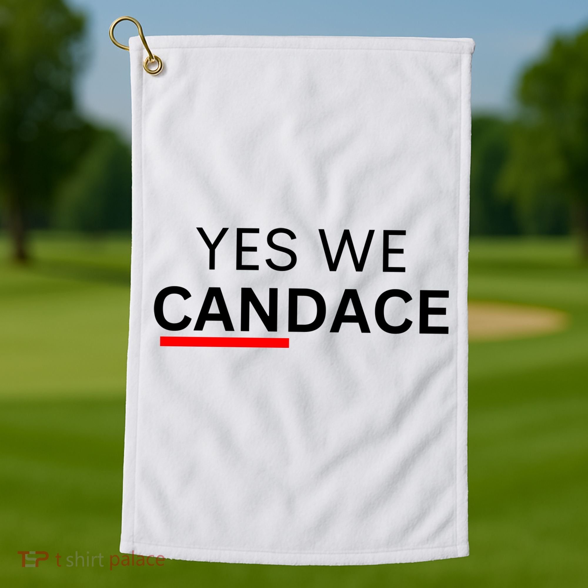 Yes We Candace Pro Candace Owens Golf Towel