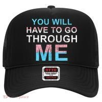 You Will Have To Go Through Me Lgbtq Ally Statrement Hat thumb 0
