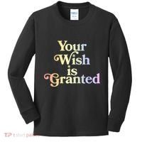 Your Wish Is Granted Kids Long Sleeve Shirt thumb 0