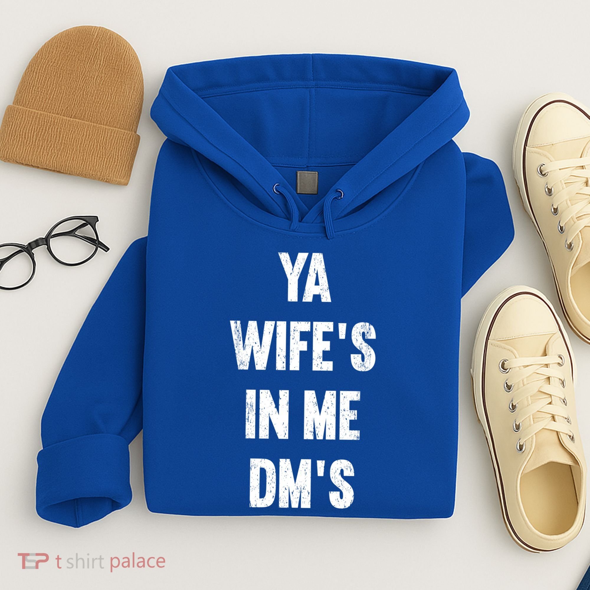 Ya WifeS In Me DmS Funny Shocker Dadabase Dad Jokes Gift Hoodie
