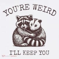 YouRe Weird ILl Keep You!! Apron thumb 3