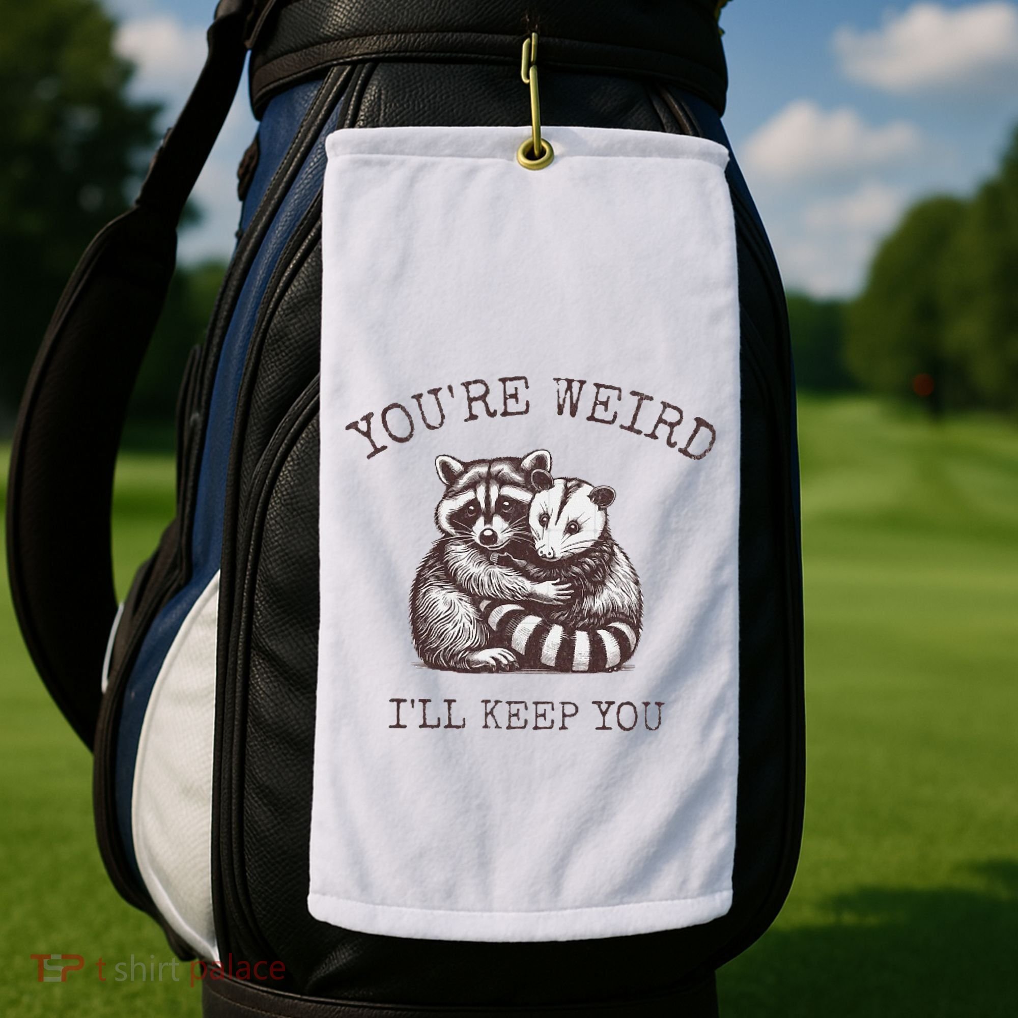 YouRe Weird ILl Keep You!! Golf Towel