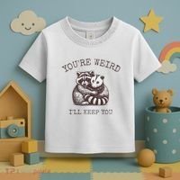YouRe Weird ILl Keep You!! Toddler T-Shirt thumb 3