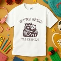 YouRe Weird ILl Keep You!! Kids T-Shirt thumb 3