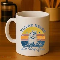 YouRe Weird ILl Keep You!! Coffee Mug thumb 4