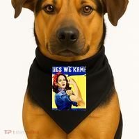 Yes We Kam Madam Harris Funny USA-Made Doggie Bandana thumb 1