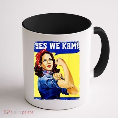 Yes We Kam Madam Harris Funny Coffee Mug back