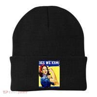 Yes We Kam Madam Harris Funny Beanie thumb 0