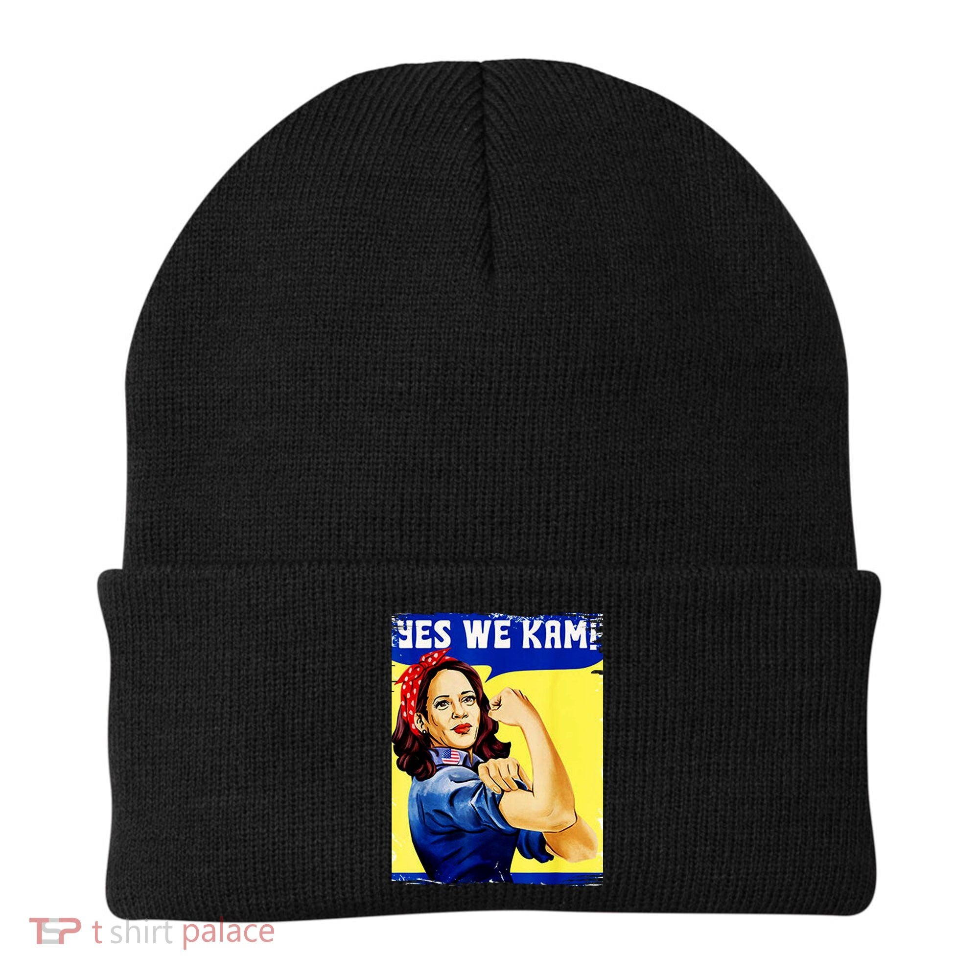 Yes We Kam Madam Harris Funny Beanie