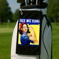 Yes We Kam Madam Harris Funny Golf Towel thumb 2