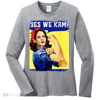 Yes We Kam Madam Harris Funny Women's Long Sleeve Shirt thumb 0