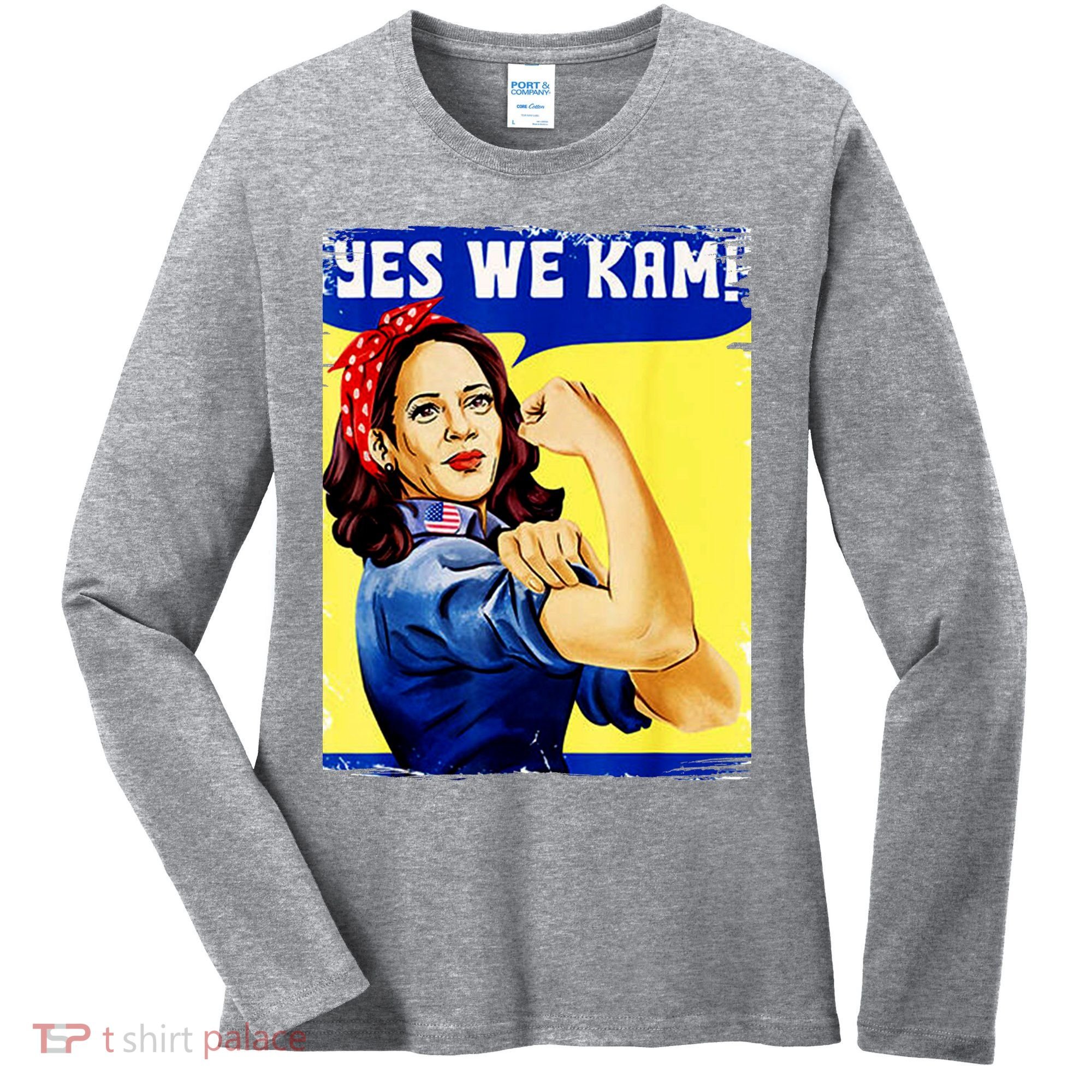 Yes We Kam Madam Harris Funny Women's Long Sleeve Shirt