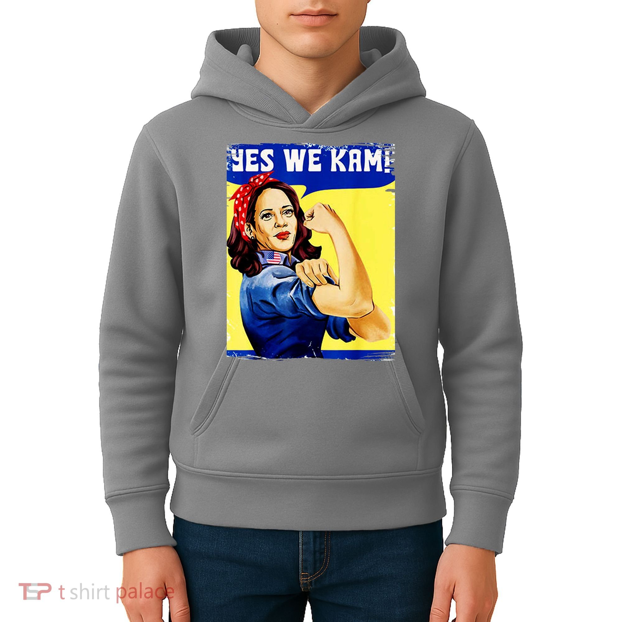 Yes We Kam Madam Harris Funny Kids Hoodie