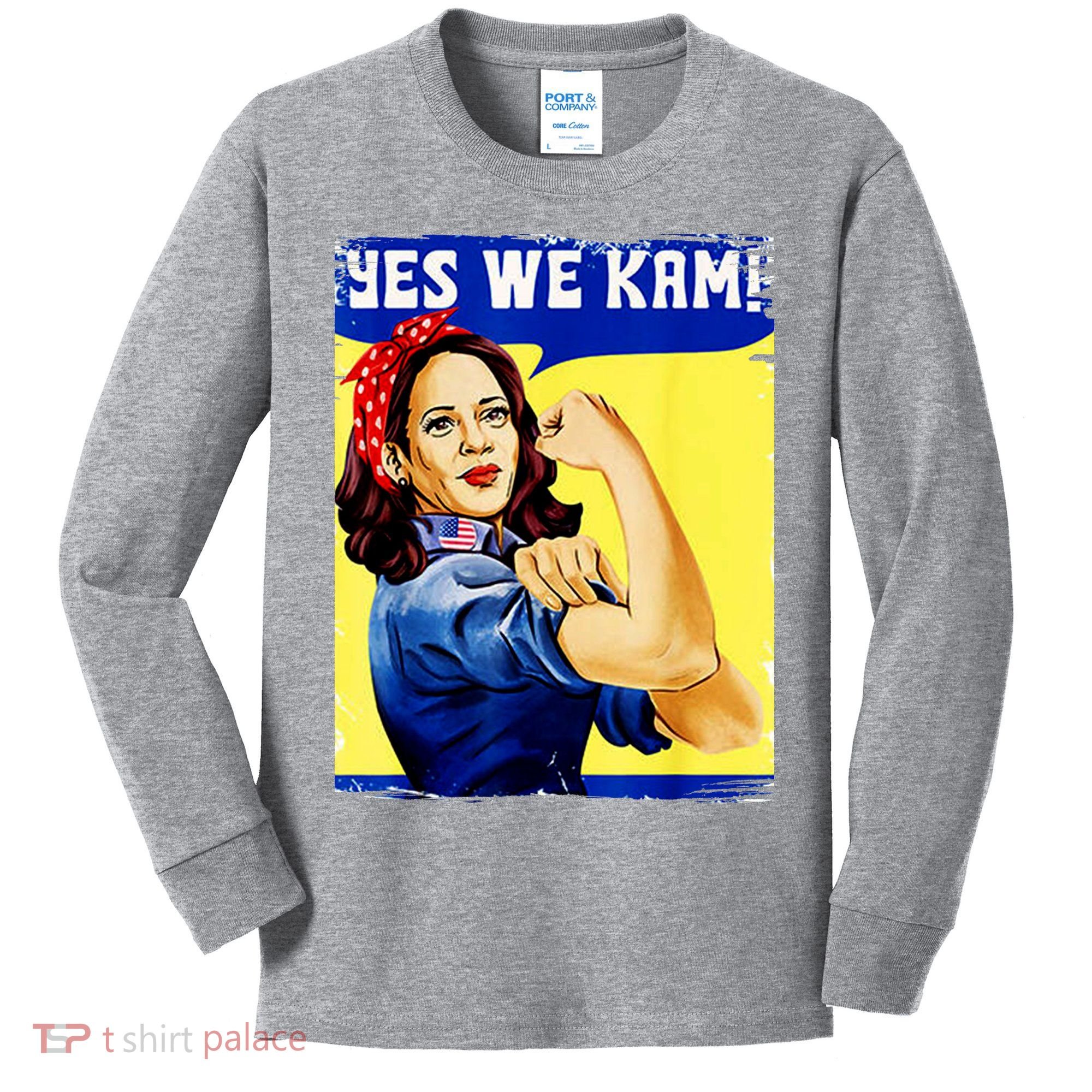 Yes We Kam Madam Harris Funny Kids Long Sleeve Shirt