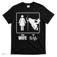 Your Wife My Wife Snowmobile Valentine T-Shirt thumb 0