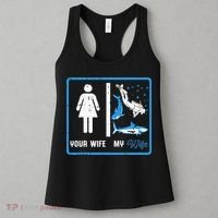 Your Wife My Wife Scuba Diving Women's Tank Top thumb 3