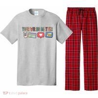 Your Words Matter AAC SPED Teacher Neurodiversity Pajama Set thumb 0