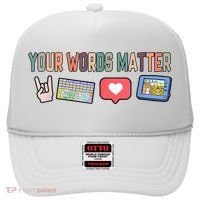Your Words Matter AAC SPED Teacher Neurodiversity Hat thumb 0