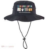 Your Words Matter Speech Therapy Appreciation Bucket Hat thumb 0