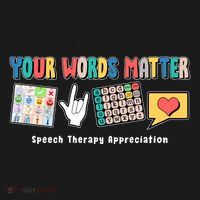 Your Words Matter Speech Therapy Appreciation Bucket Hat thumb 4