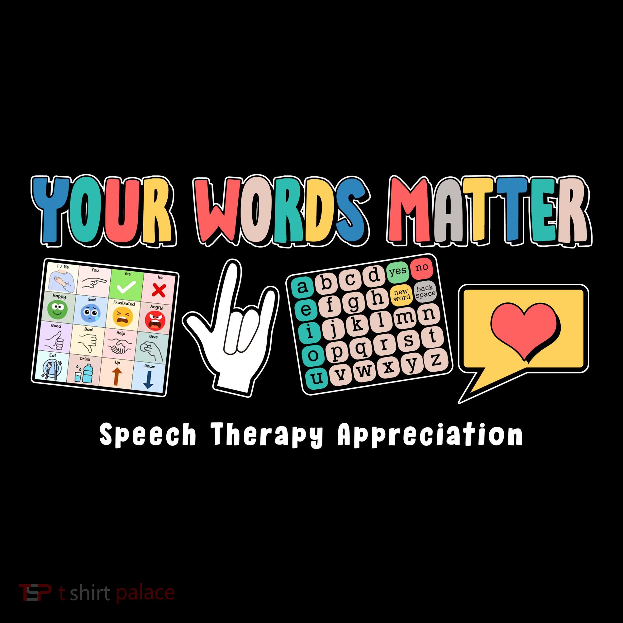 Your Words Matter Speech Therapy Appreciation Women's Hoodie