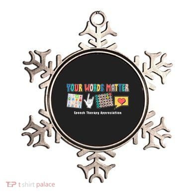 Your Words Matter Speech Therapy Appreciation Ornament