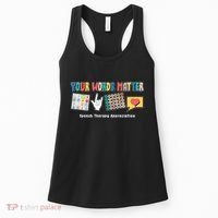 Your Words Matter Speech Therapy Appreciation Women's Tank Top thumb 0