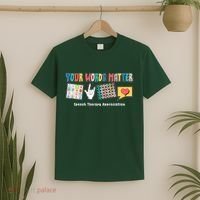Your Words Matter Speech Therapy Appreciation T-Shirt thumb 2
