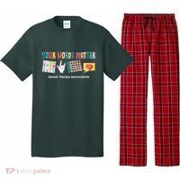 Your Words Matter Speech Therapy Appreciation Pajama Set thumb 0