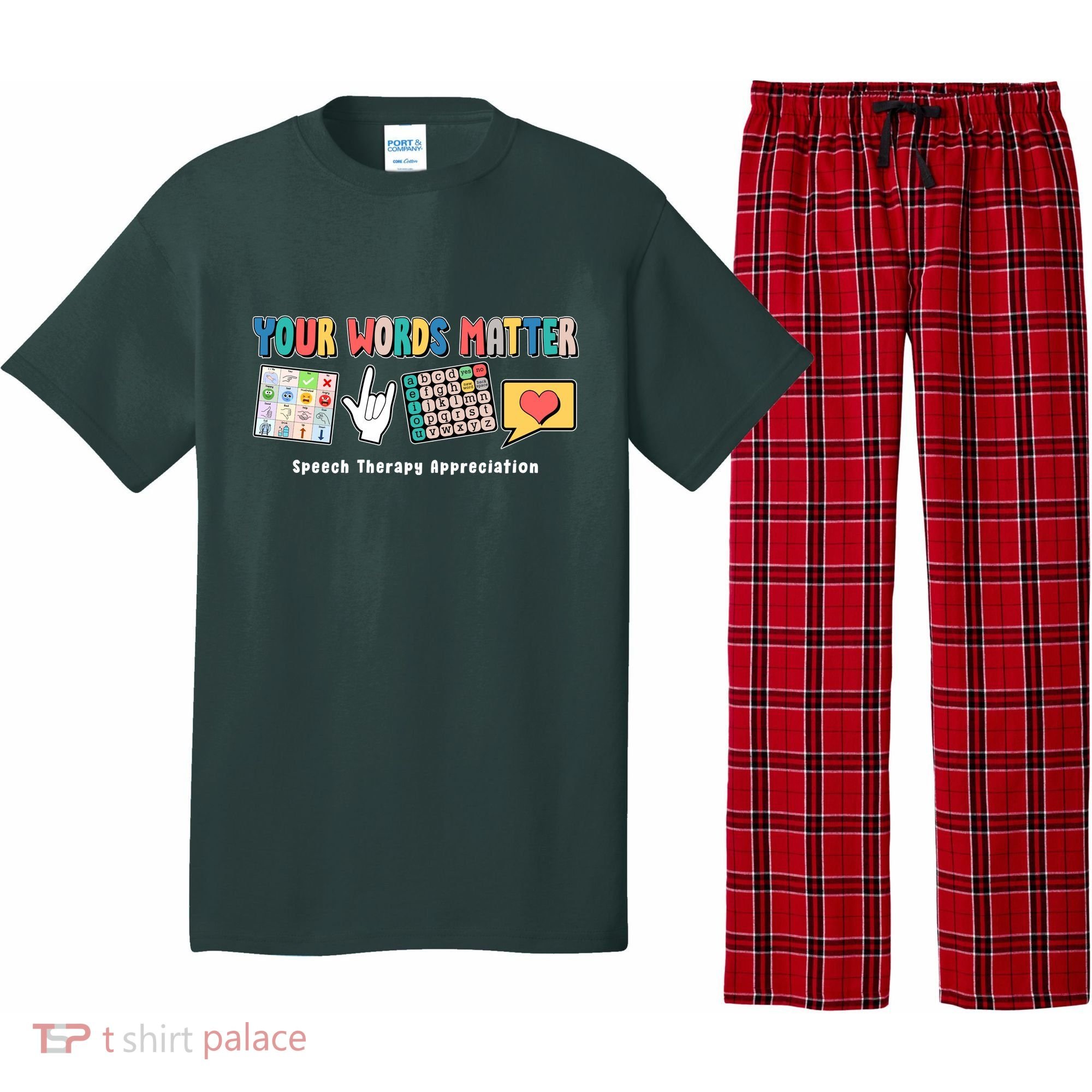 Your Words Matter Speech Therapy Appreciation Pajama Set