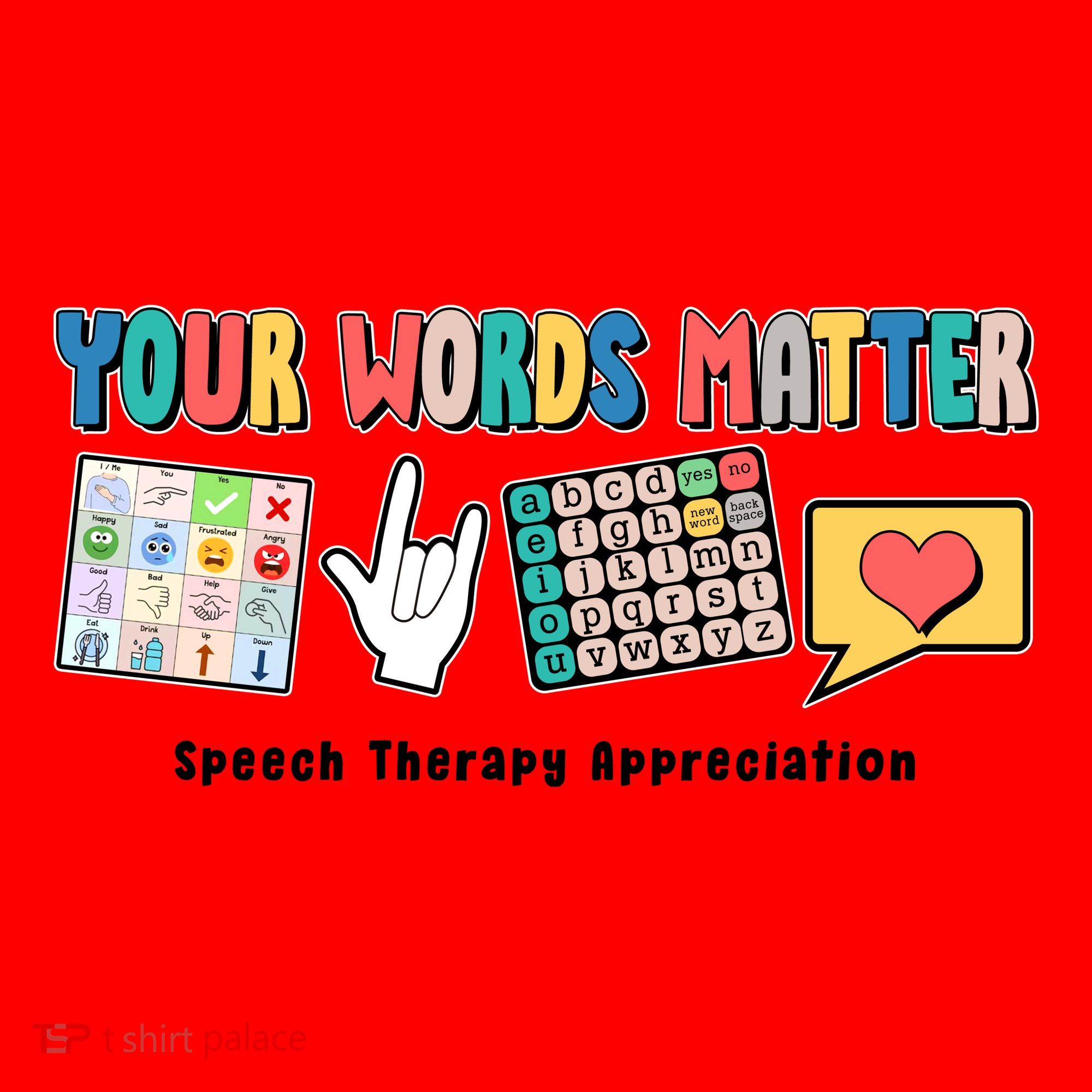 Your Words Matter Speech Therapy Appreciation Santa Hat