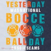 Yesterday Was National Bocce Ball Day Bocce Ball Gift Sport-Tek Competitor United Soccer Jersey thumb 4