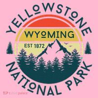 Yellowstone Wyoming Nature Hiking Outdoors Travel Coaster thumb 2