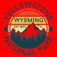 Yellowstone Wyoming Nature Hiking Outdoors Travel Santa Hat thumb 1