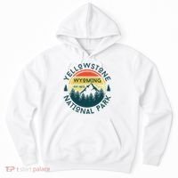 Yellowstone Wyoming Nature Hiking Outdoors Travel Hoodie thumb 0