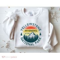 Yellowstone Wyoming Nature Hiking Outdoors Travel Sweatshirt thumb 2