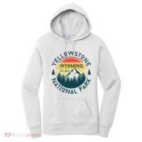 Yellowstone Wyoming Nature Hiking Outdoors Travel Women's Hoodie thumb 0