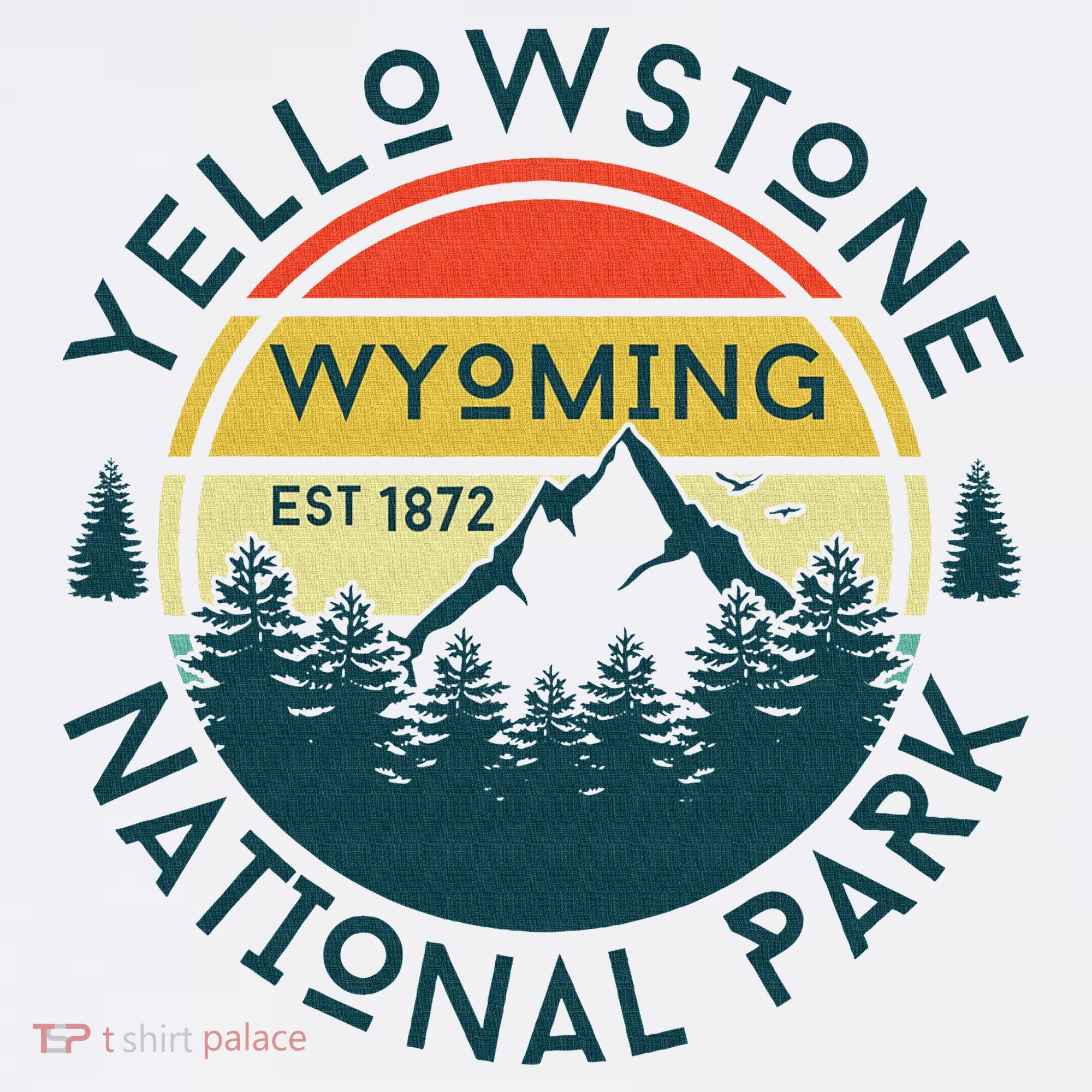 Yellowstone Wyoming Nature Hiking Outdoors Travel Mousepad
