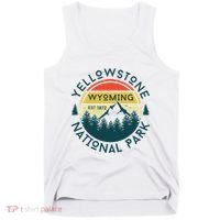 Yellowstone Wyoming Nature Hiking Outdoors Travel Tank Top thumb 0